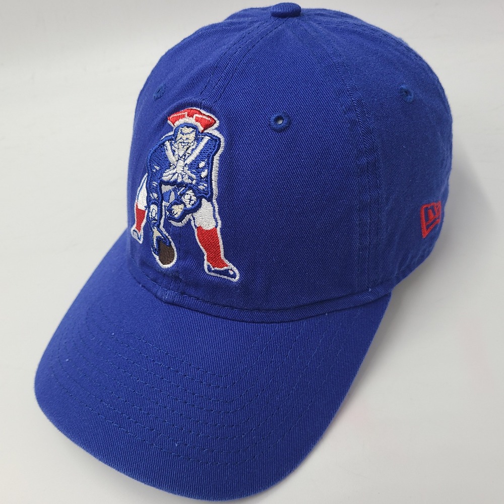 New England Patriots Hat Strapback New Era 9Twenty Blue Red White NFL Pat Logo